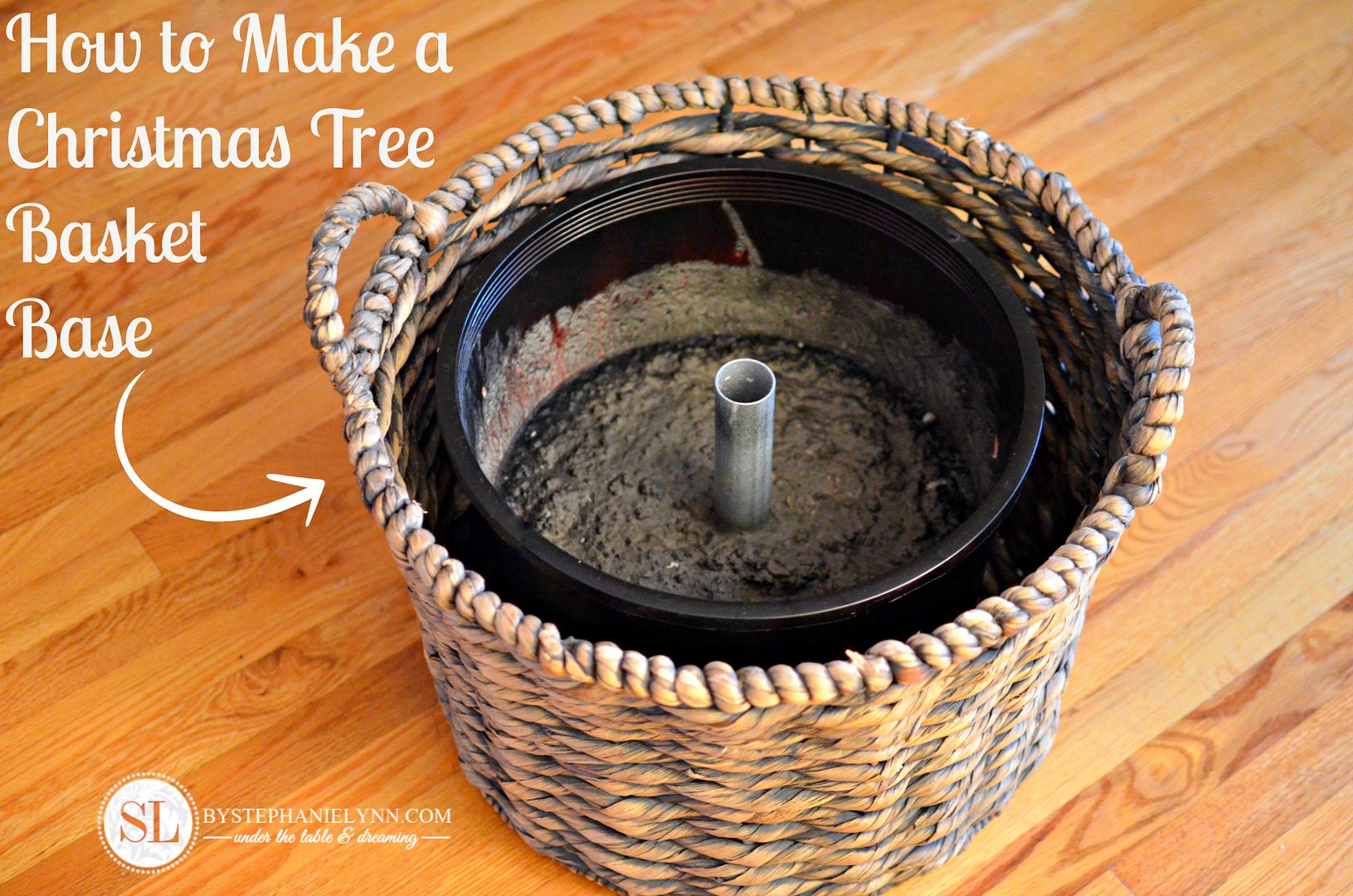 How to Make a Christmas Tree Basket Base