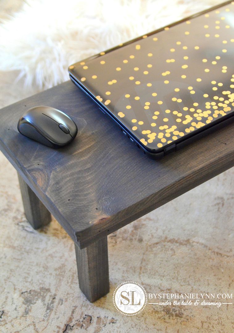 Diy Laptop Desk How To Build A Lap Desk Bystephanielynn