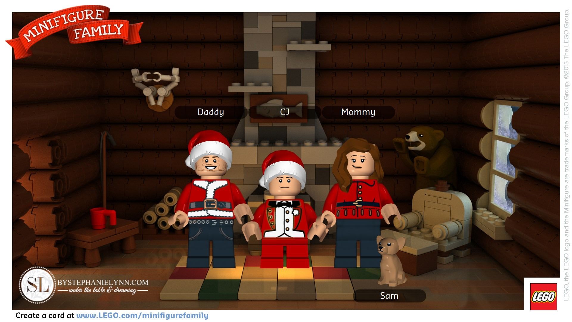 Minifigure Family LEGO Printable