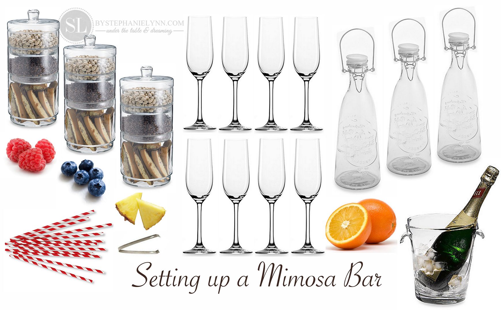 How to Set up a Mimosa Bar