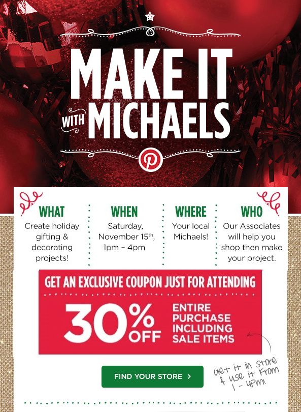 Michaels Pinterest Party #michaelsmakers #madewithmichaels